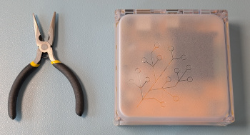 Home Assistant Yellow and flat nose pliers